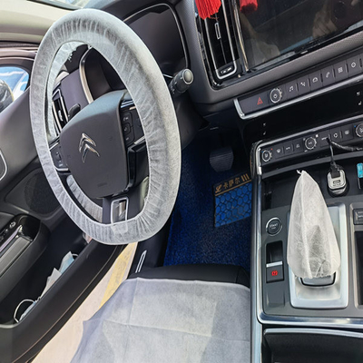 Прозрачный устранимый чехол самолета автомобиля крышек руля не сплетенный
