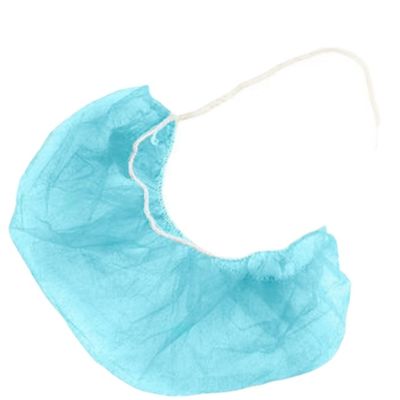 Одноразовый чехол для бороды из полипропилена, нетканый материал, 45x20 см, упаковка 100 шт.