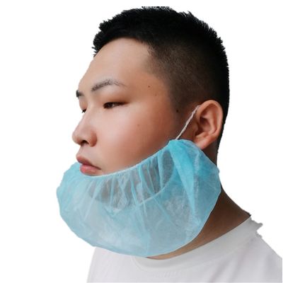 Одноразовая нетканая борода 45x20 см Белый Чёрный Синий