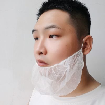 Одноразовая нетканая борода 45x20 см Белый Чёрный Синий