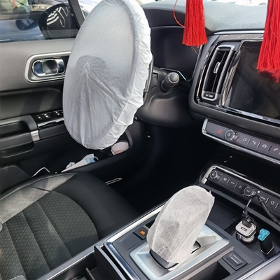 Пластиковые не сплетенные крышки руля автомобиля устранимые 0.02mm