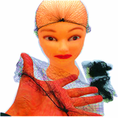 Невидимые эластичные устранимые сети волос танцуя Hairnets